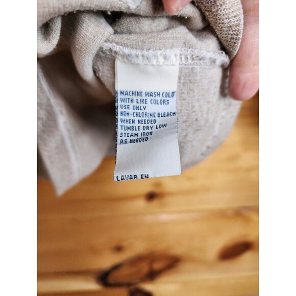 Vintage One Tough Brand Sweater Adult XLarge Tan OTB Y2K Skater Striped Preppy - Picture 4 of 13